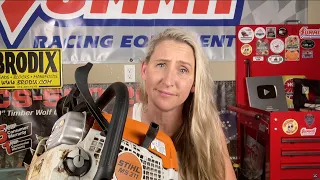 Customer DESTROYS BRAND NEW $650 Stihl MS311 Chainsaw! (You win some, you lose some.) Story time.