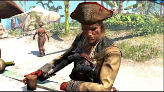 Assassin's Creed 4 Black Flag Edward The Legend Outfit Stealth & High Action Gameplay Movie Montage