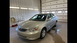 SOLD: 2004 Toyota Camry LE – One Owner with Low Miles – with Kent Otott