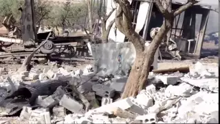 Сирия. Вот что осталось от лагеря ИГИЛ после ударов российской авиации.