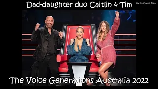 Caitlin & Tim, The Voice Generations 2022 Winner's Journey