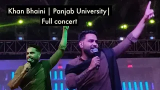 Khan Bhaini| Full Live concert| Panjab University Chandigarh| Scitron 2024 @pupulse