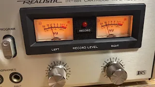 Realistic TR-884 Record Test