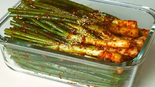 🥬 If you make green onion kimchi like this, you can eat it deliciously often 🍚