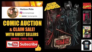 Horizon Picks LIVE - STAR WARS MAY THE 4TH - Claim Sale / Auction - Comic Books Graphic Tees Toys