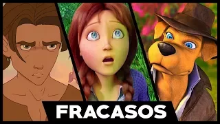 Los 7 Peores FRACASOS en Taquilla Animada de TODOS los Tiempos | ArturoToons