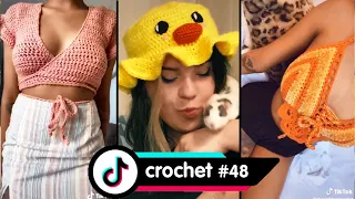 CROCHET FASHION TIKTOK COMPILATION #48 - Peachtok