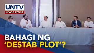 ‘PDEA leaks’ probe at pagkilos ng mga kritiko, bahagi ng destab plot vs PBBM – solons