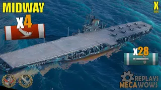 Midway 4 Kills & 215k Damage | World of Warships Gameplay