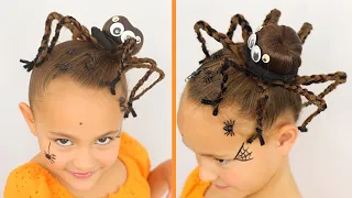 How To Do A Simple Spider Halloween Hairstyle