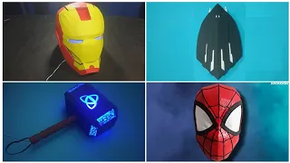 4 Weapons of Avengers made by cardboard | You can make it at home