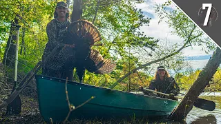 Public Land CANOE Turkey Hunt - Florida River Bottom Adventure!