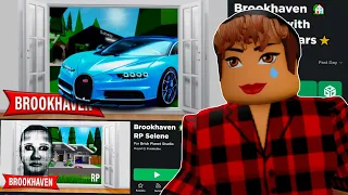 JE VISITE DES 'FAKES' BROOKHAVEN RP 🤯 (Y'A DES GROSSES ARNAQUES) | ROBLOX