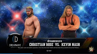 WWE 2K24 CHRISTIAN ROSE VS KEVIN NASH DTEAMWAVE CHAMPIONSHIP REMATCH!