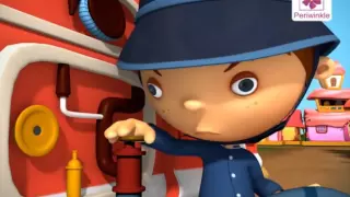 Ten Little Firemen | 3D English Nursery Rhyme for Children | Periwinkle | Rhyme #89