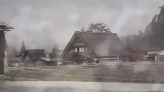 Snow in World Heritage ShirakawaGo (japan) ひだ 白川郷