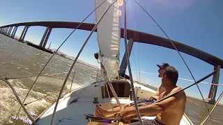 Sailing my J24 Sosega II on the California Delta