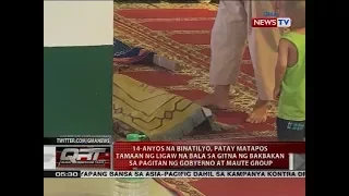 14-anyos na binatilyo, patay matapos tamaan ng ligaw na bala