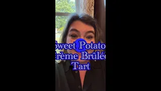 Sweet Potato Creme Brûlée Tart!
