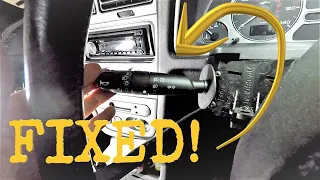 HOW TO: Peugeot 306 lights indicator wiper STALK FIX, REPLACEMENT
