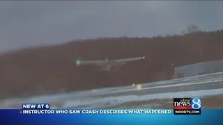 Flight instructor records crash: 'Oh, my God, no."