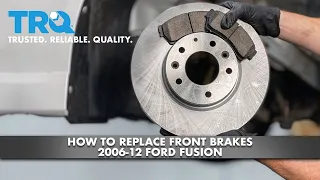 How to Replace Front Brakes 2006-12 Ford Fusion