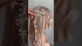 Hairstyles with hair accessories part -1  #hairstyle part 2 link in description