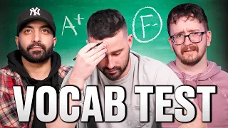 Grown Men Take An 8th Grade Vocabulary Test