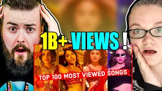 Irish Couple Reacts 100 Most Viewed Indian Songs on YouTube! REAL