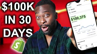 $0-$100,000 in 30 Days Dropshipping With No Money