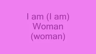 I am Woman - Jordin Sparks (lyrics)