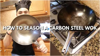 How to Season a Carbon Steel Wok/Pan