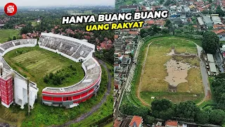 TINGGAL GENANGAN !! Beginilah Potret 6 Stadion Yang Di telantarkan Di Indonesia