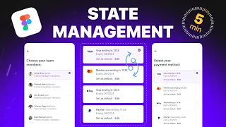 State Management in Figma (New Prototyping Feature) | Figma Tutorial