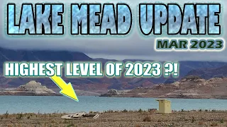 Lake Mead UPDATE March 2023 Record Rain/Snow and Drought Water Level Effects CA #2023 #water #update