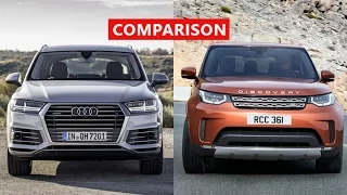 2017 Land Rover Discovery vs 2017 Audi Q7 Comparison - INTERIOR, EXTERIOR, TEST DRIVE