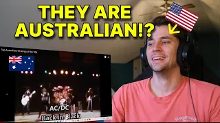 American reacts to Top Australian Hit Songs of the '80s