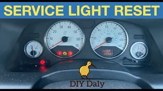 Vauxhall Zafira Service light / INSP Reset procedure