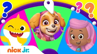 Spin the Wheel of Friends 🤩 w/ Baby Shark, PAW Patrol, & Bubble Guppies! Ep. 10 | Nick Jr.