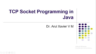 TCP Socket Programming in Java