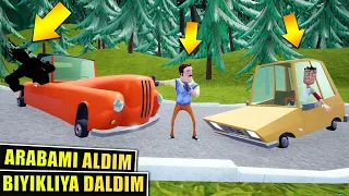 Arabamı İle Bıyıklıya Daldım Avalet Yakaladı Beni, Hello Neighbor Mod Bulgur