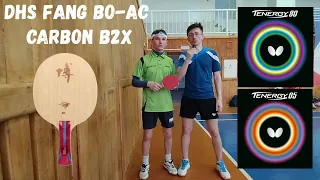 Обзор основания DHS Fang BO-AC Carbon B2X + Tenergy 80 + Tenergy 05