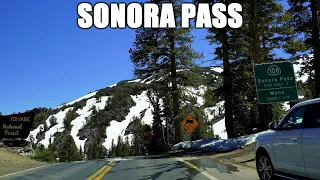 California Highway 108 East Over Sonora Pass (9,624 Feet)