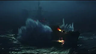 USS Indianapolis: Men of Courage (2016) USS Indianapolis Hit by Two Torpedoes