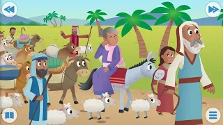 LA HISTORIA DE ABRAHAM 👳✨🤰🏻👦🔥🐏 | Biblia para niños | Abraham e Isaac | Apuesta por Dios