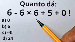 🔥 MATEMÁTICA BÁSICA - QUANTO VALE A EXPRESSÃO NUMÉRICA❓