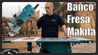 Makita 3709 MTL100 banco fresa semplice / simple router bench