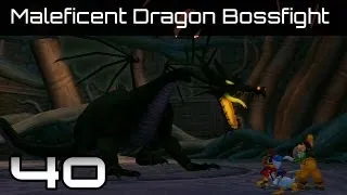 Kingdom Hearts 1.5 HD ReMIX FM Walkthrough [Part 40] [Maleficent Dragon Bossfight]