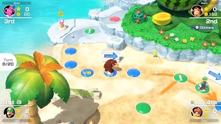 Mario Party Superstars #7 Yoshi's Tropical Island Donkey Kong vs Luigi vs Daisy vs Birdo
