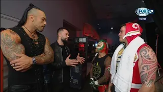 Finn Bálor & Priest confrontan a Rey & Dominik Mysterio en Backstage - WWE Raw 27/06/2022 (Español)